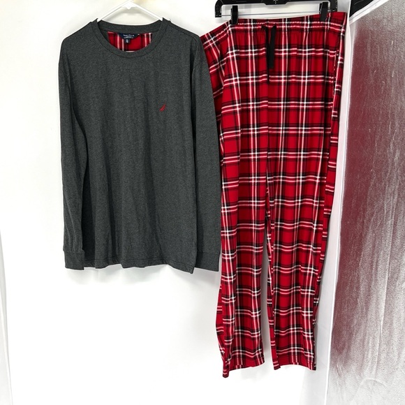 Nautica NWOT men’s two piece pajama set XL - Picture 1 of 11